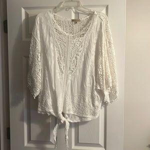 Crochet overlay top